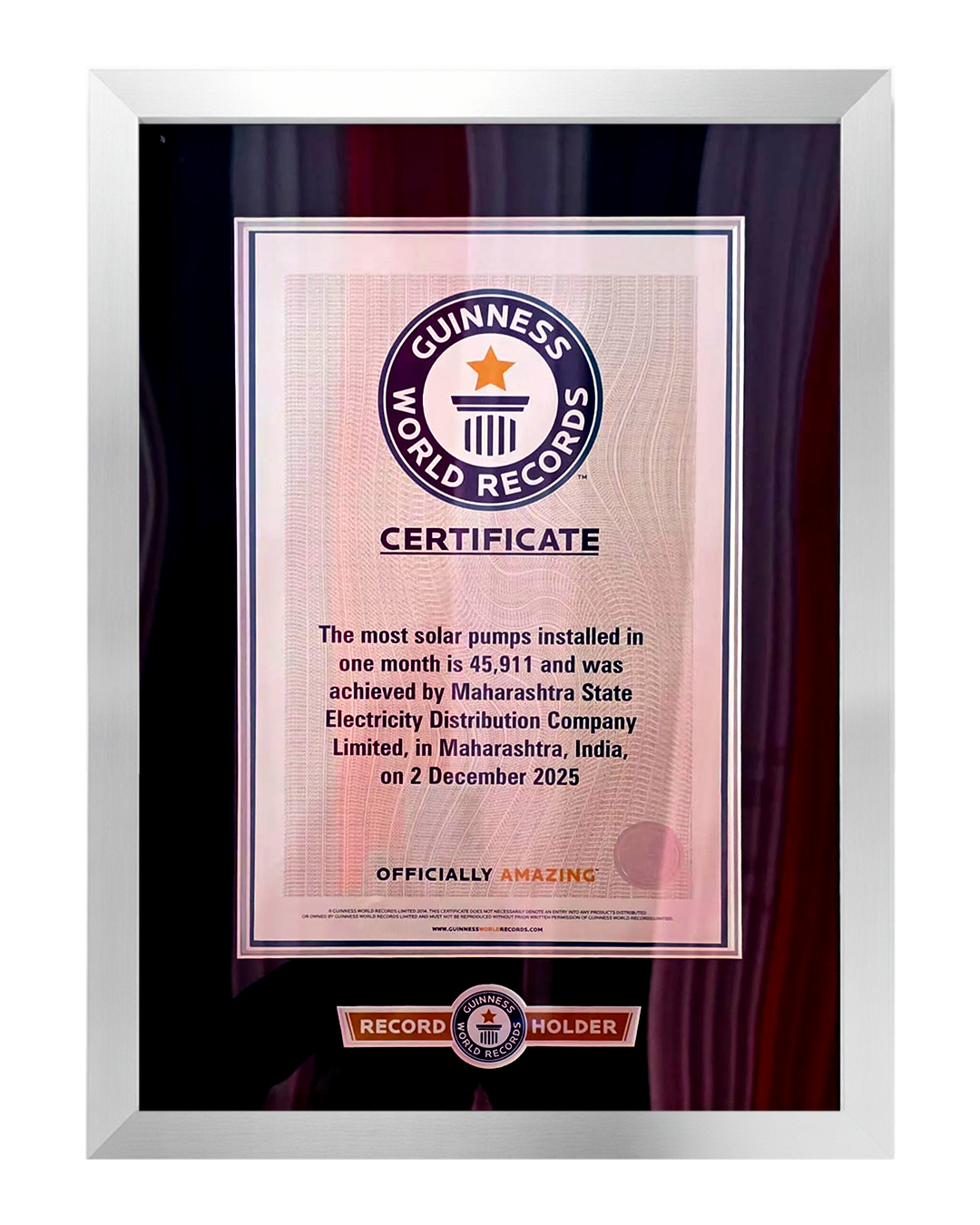 Younity Energy Guinness World Record